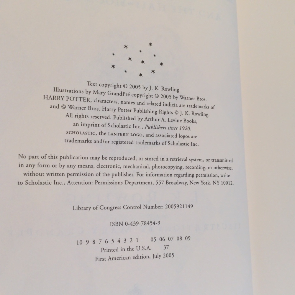 Harry Potter and the Half-Blood Prince by J.K. Rowling – First American Edition - Picture 8 of 15